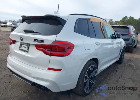 2020 BMW X3 M Competition z USA, uszkodzony, nr VIN 5YMTS0C02L9B31573